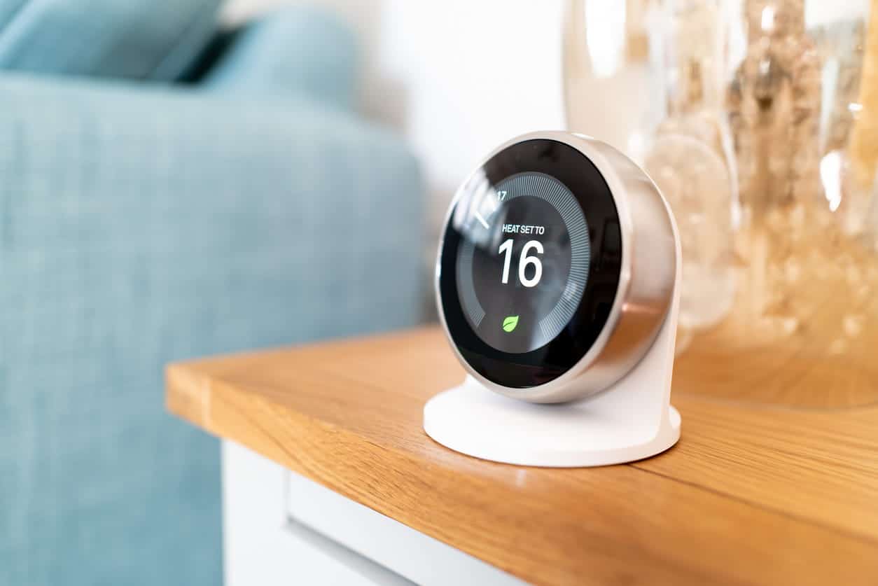 wireless temperature set for modern boiler