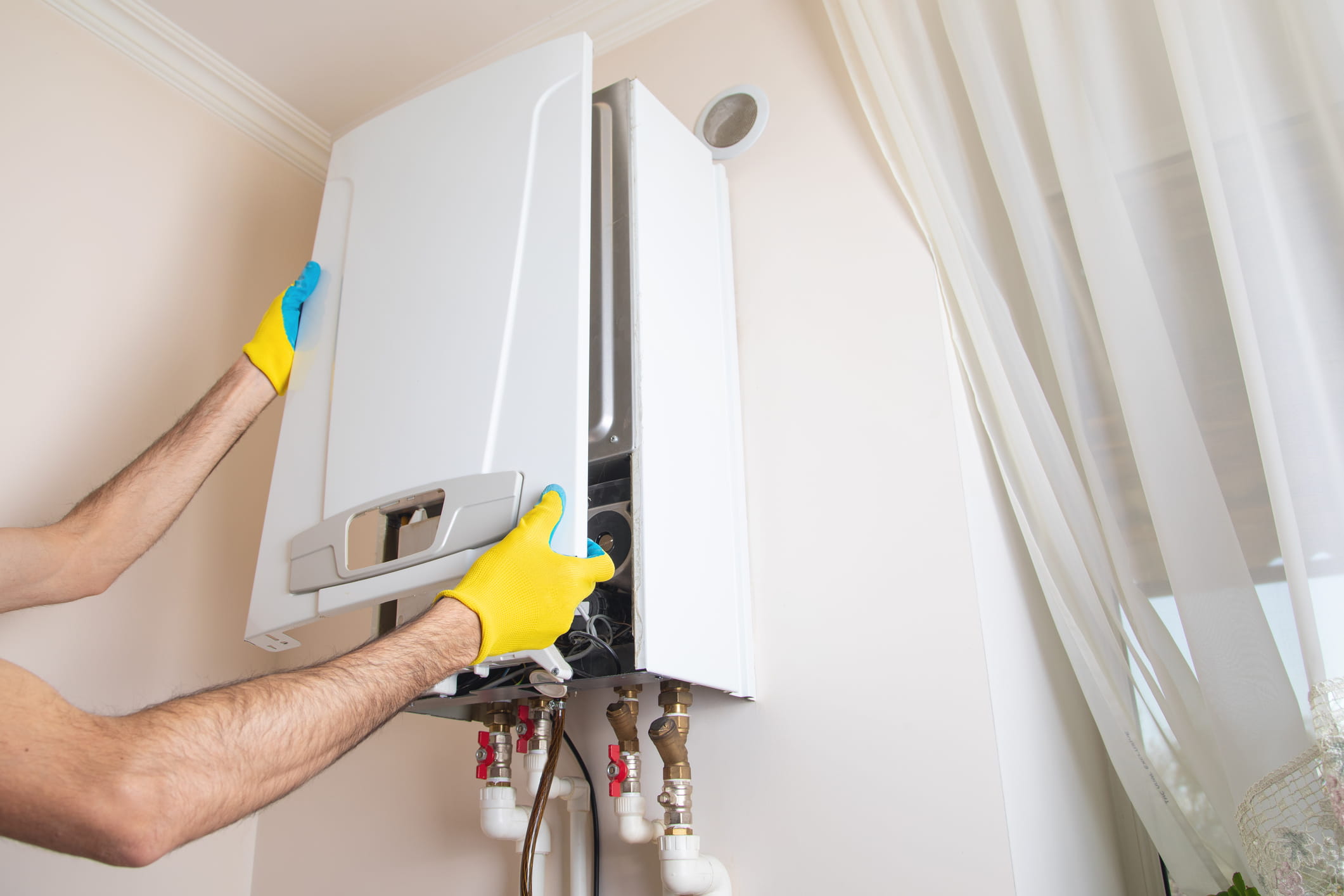 installing new boiler 